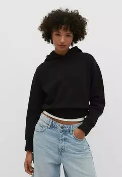 Толстовка BASIC Stradivarius, цвет black