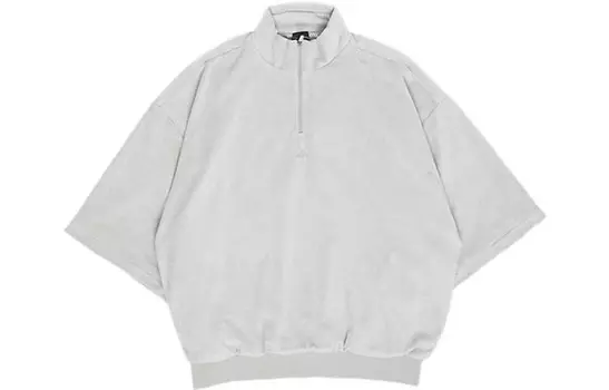 Толстовка баскетбольная Adidas Velour 1/2-Zip, цвет серый металлик Adidas Originals, серый