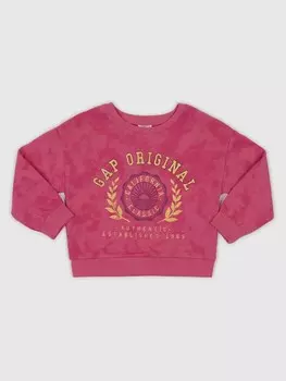 Толстовка «батик» Gap, розовый