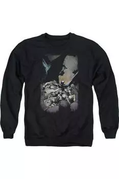 Толстовка Batman #1 для взрослых с круглым вырезом Gildan, черный