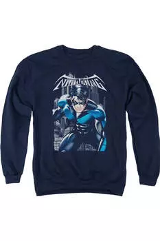 Толстовка Batman A Legacy для взрослых с круглым вырезом Gildan, темно-синий