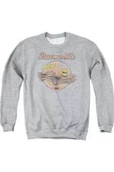 Толстовка Batman Amazing Batmobile для взрослых с круглым вырезом Gildan, цвет athletic heather