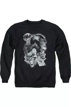 Толстовка Batman Archenemies для взрослых с круглым вырезом Gildan, черный