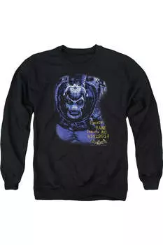 Толстовка Batman Arkham Asylum Arkham Bane для взрослых с круглым вырезом Gildan, черный