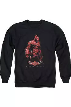 Толстовка Batman Arkham Knight Knight для взрослых с круглым вырезом Gildan, черный