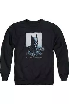 Толстовка Batman Arkham Origins Two Sides для взрослых с круглым вырезом Gildan, черный