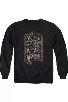 Толстовка Batman Arkhams Gate для взрослых с круглым вырезом Gildan, черный