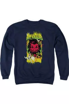 Толстовка Batman Bat Killers 2 для взрослых с круглым вырезом Gildan, темно-синий