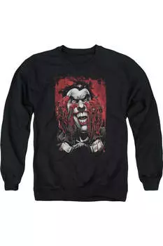 Толстовка Batman Blood In Hands для взрослых с круглым вырезом Gildan, черный