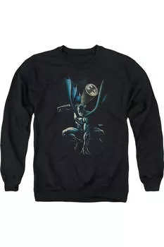 Толстовка Batman Calling All Bats для взрослых с круглым вырезом Gildan, черный