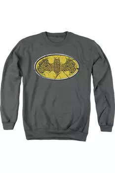 Толстовка Batman Celtic Shield для взрослых с круглым вырезом Gildan, цвет charcoal