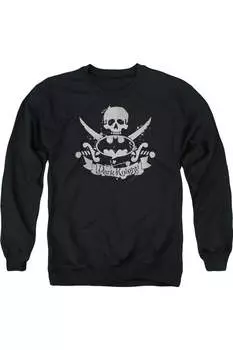 Толстовка Batman Dark Pirate для взрослых с круглым вырезом Gildan, черный