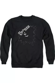 Толстовка Batman Darkness для взрослых с круглым вырезом Gildan, черный