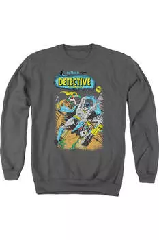 Толстовка Batman Detective #487 для взрослых с круглым вырезом Gildan, цвет charcoal