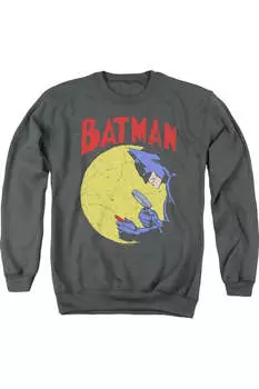 Толстовка Batman Detective 75 для взрослых с круглым вырезом Gildan, цвет charcoal