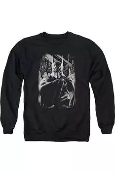 Толстовка Batman Detective 821 Cover для взрослых с круглым вырезом Gildan, черный