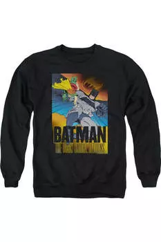 Толстовка Batman Dk Returns для взрослых с круглым вырезом Gildan, черный