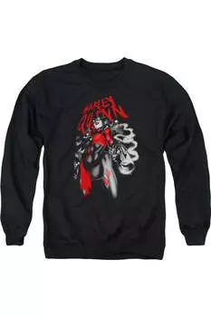 Толстовка Batman Down The Barrel для взрослых с круглым вырезом Gildan, черный