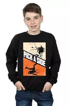 Толстовка Batman Football Pick A Side DC Comics, черный