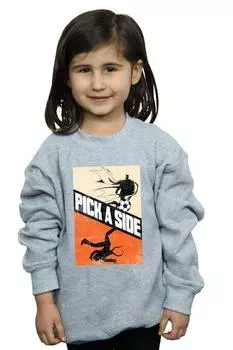 Толстовка Batman Football Pick A Side DC Comics, серый