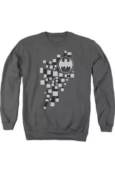 Толстовка Batman Gotham 3d для взрослых с круглым вырезом Gildan, цвет charcoal