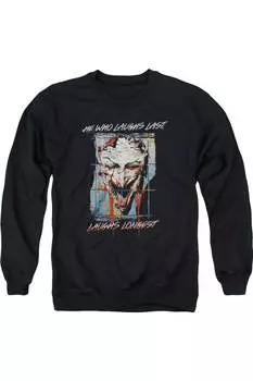 Толстовка Batman Just For Laughs для взрослых с круглым вырезом Gildan, черный