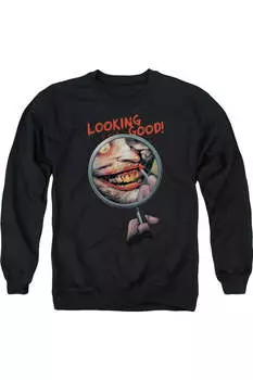 Толстовка Batman Looking Good для взрослых с круглым вырезом Gildan, черный