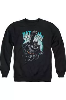 Толстовка Batman Moon Knight для взрослых с круглым вырезом Gildan, черный