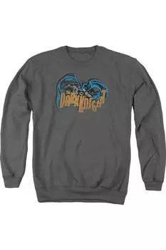 Толстовка Batman Retro Dark Knight для взрослых с круглым вырезом Gildan, цвет charcoal