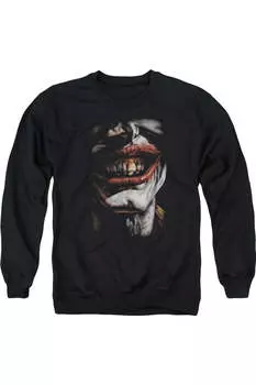 Толстовка Batman Smile Of Evil для взрослых с круглым вырезом Gildan, черный