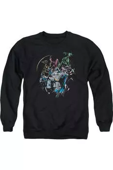 Толстовка Batman Surrounded Adult с круглым вырезом Gildan, черный