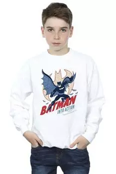 Толстовка «Бэтмен в действии» DC Comics, белый