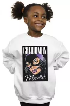 Толстовка «Бэтмен-женщина-кошка» Feline Fatale DC Comics, белый