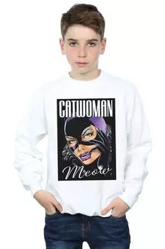 Толстовка «Бэтмен-женщина-кошка» Feline Fatale DC Comics, белый