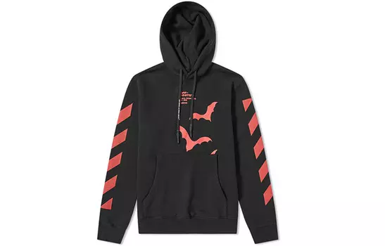 Толстовка Bats Slim Fit с диагональными рукавами Off-White