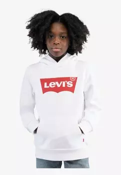 Толстовка BATWING SCREENPRINT HOODIE Levi's, цвет white
