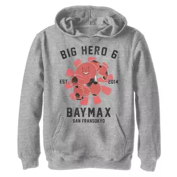 Толстовка Baymax с графическим плакатом Disney's Big Hero 6 для мальчиков 8–20 лет Disney