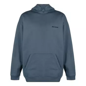Толстовка bb medium fit hoodie 'blue black' Balenciaga, синий