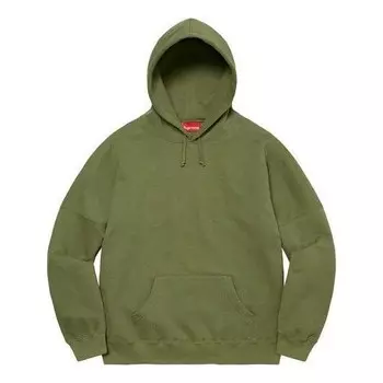 Толстовка beaded hooded sweatshirt 'olive green' Supreme, зеленый