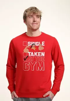 Толстовка BEAUTY THE BEAST AT THE GYM Disney, красный