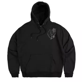 Толстовка bedazzled knit hoodie Sky High Farm Universe, черный
