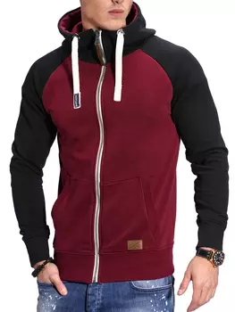 Толстовка behype BHSILA Hoodie Weicher Kapuzenpullover Sweatshirt, цвет Weinrot
