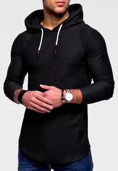 Толстовка behype Kapuzenpullover BHHORNELL, черный