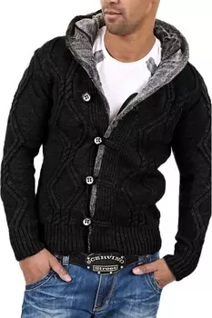 Толстовка behype Strickjacke CR 7013, черный