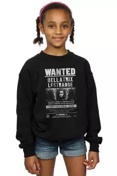 Толстовка «Беллатрикс Лестрейндж Разыскивается» Harry Potter, черный