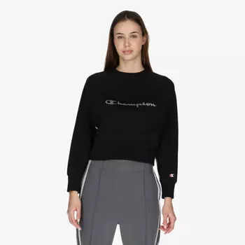 Толстовка белого цвета с тесьмой Champion, черный