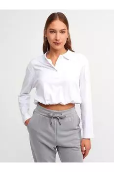 Толстовка - Белый - Классический крой Dilvin