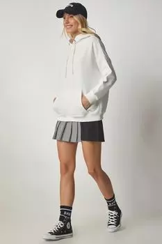 Толстовка - Белый - Классический крой Happiness stanbul, белый