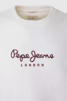 Толстовка - Белый - Классический крой Pepe Jeans, белый
