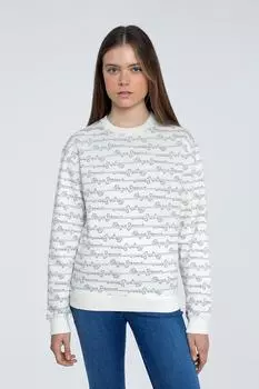 Толстовка - Белый - Классический крой Pepe Jeans, белый